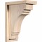 Ekena Millwork Pescadero Smooth Corbel w/Backplate, Douglas Fir, 5 1/2"W x 10"D x 14"H COR06X10X14PEC01SDF - alternate 1